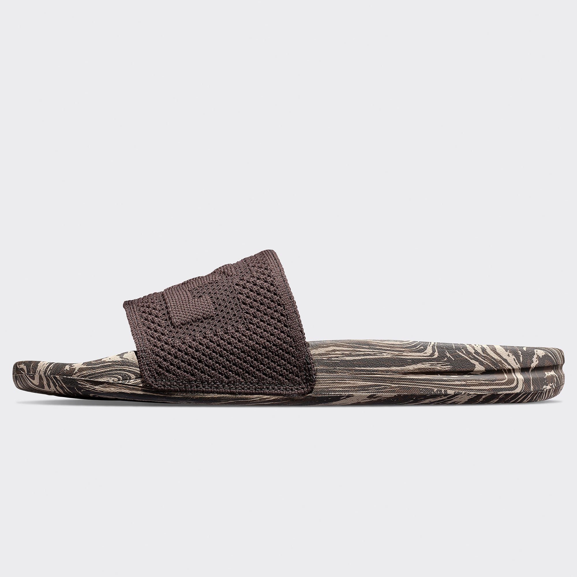 Men's Big Logo TechLoom Slide Chocolate / Sandstone / Marble - Image 3