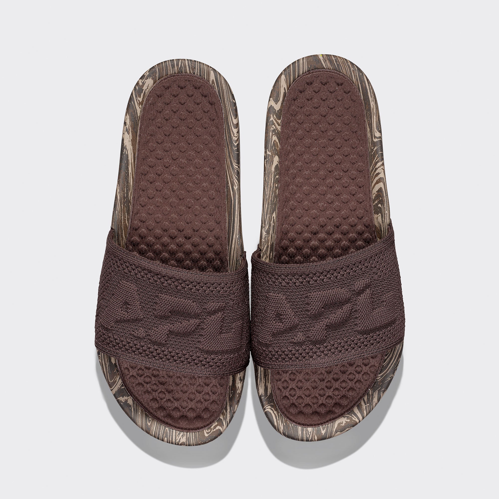 Men's Big Logo TechLoom Slide Chocolate / Sandstone / Marble