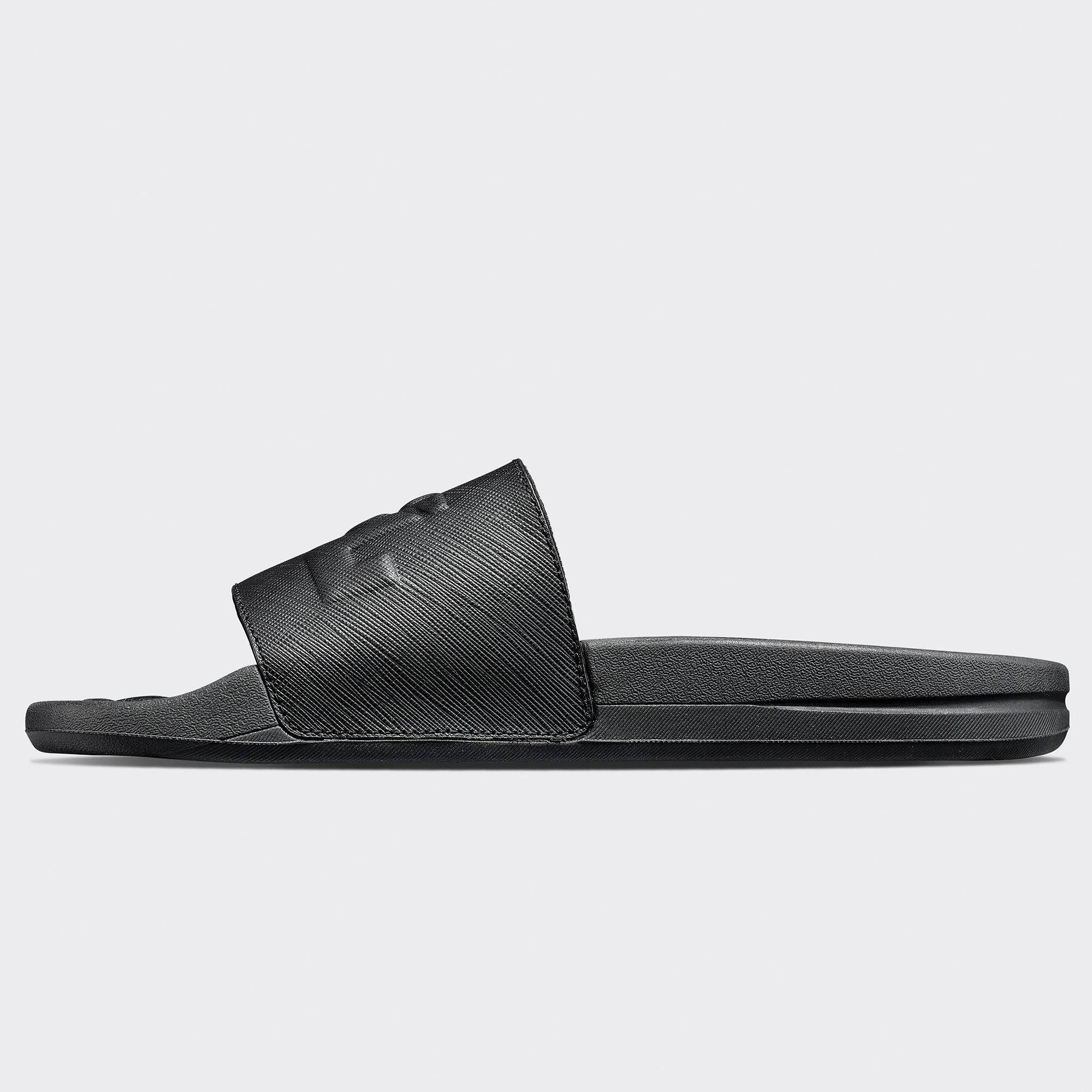 Women's Lusso Logo Slide Black - Image 3