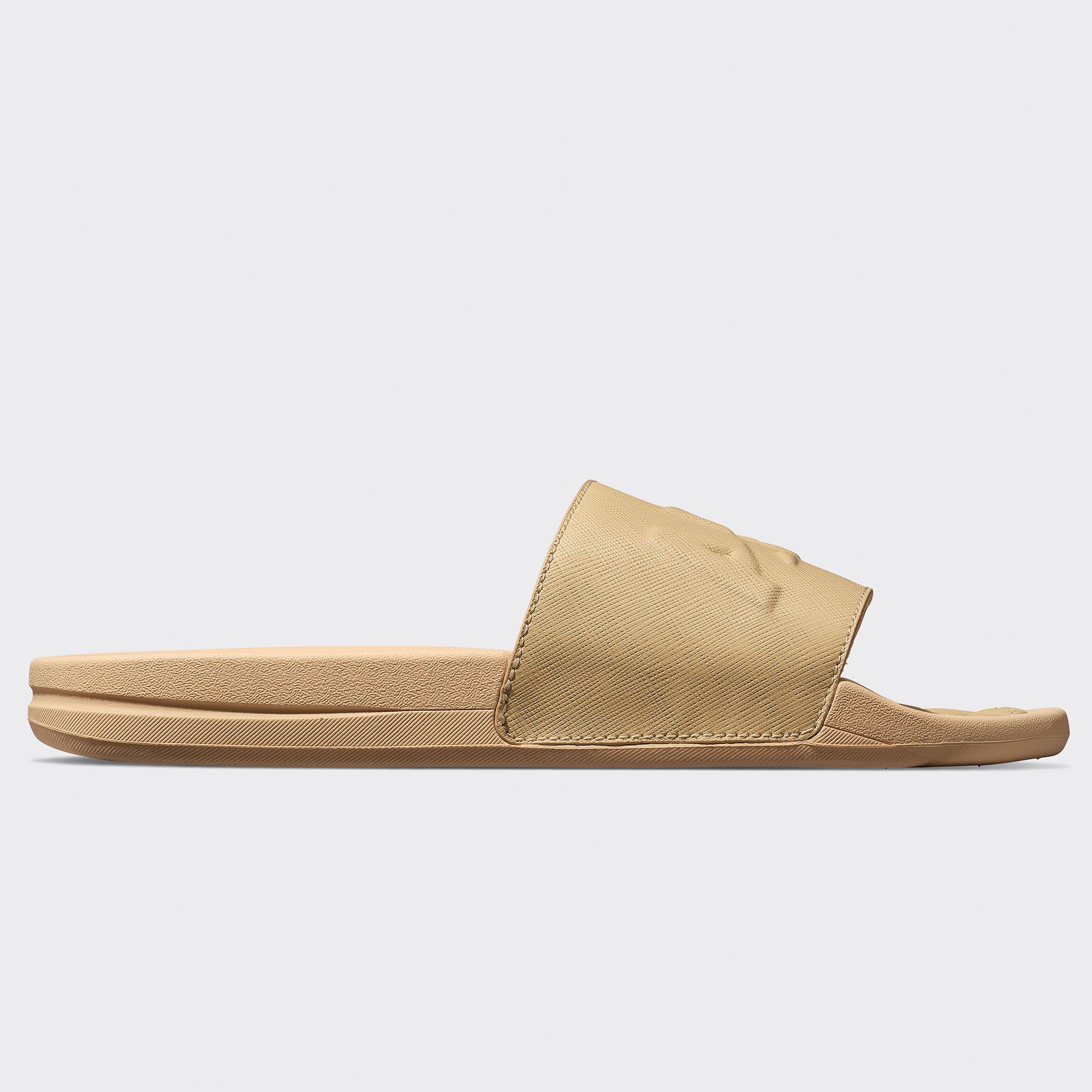 Men's Lusso Logo Slide Camel - Image 2
