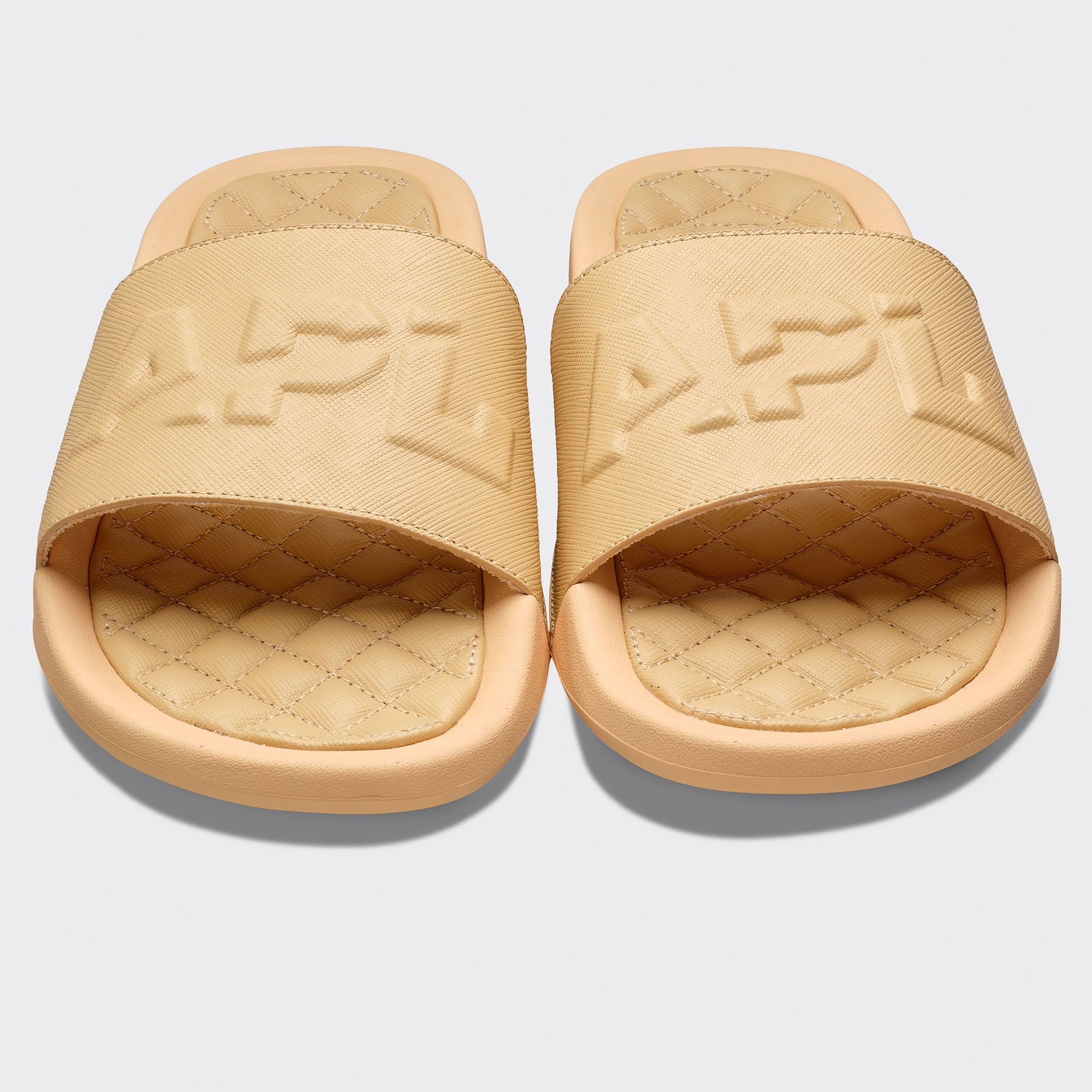 Men's Lusso Logo Slide Camel - Image 5