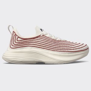 Men's TechLoom Zipline Ivory / Indigo / Laser Red