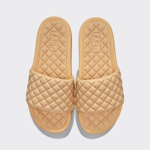 Women's Lusso Pool Slide Camel