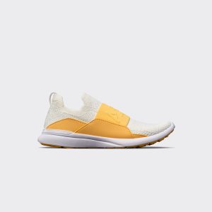 Youth's TechLoom Bliss White / Marigold / UV