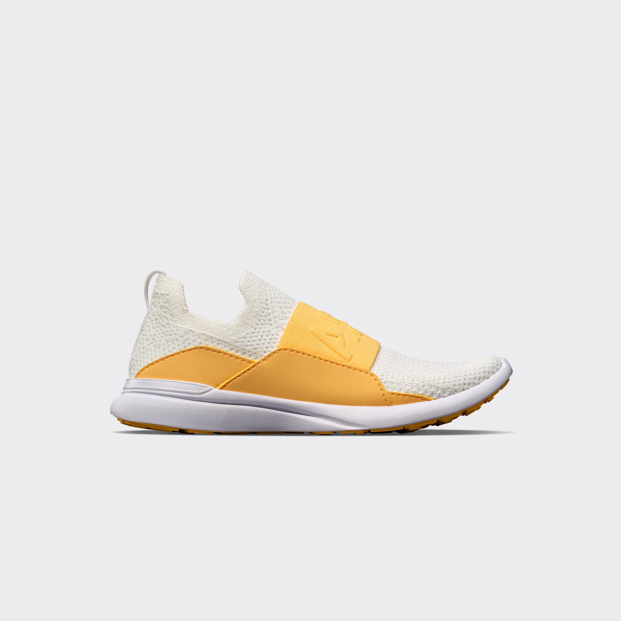 Youth's TechLoom Bliss White / Marigold / UV