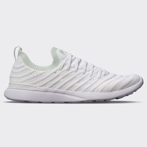 Women's TechLoom Wave White / Matcha / Ribbed