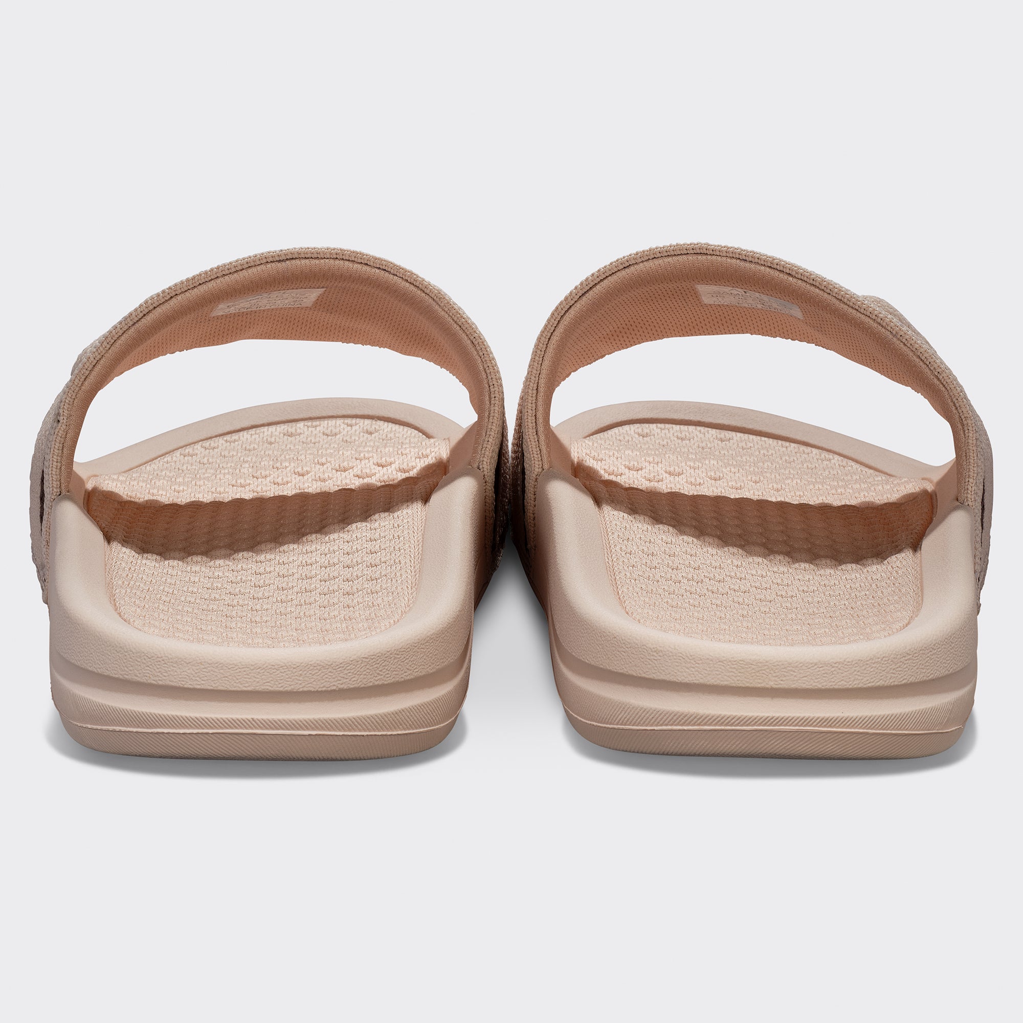 Women's Big Logo TechLoom Slide Oat Silk / Chocolate - Image 4