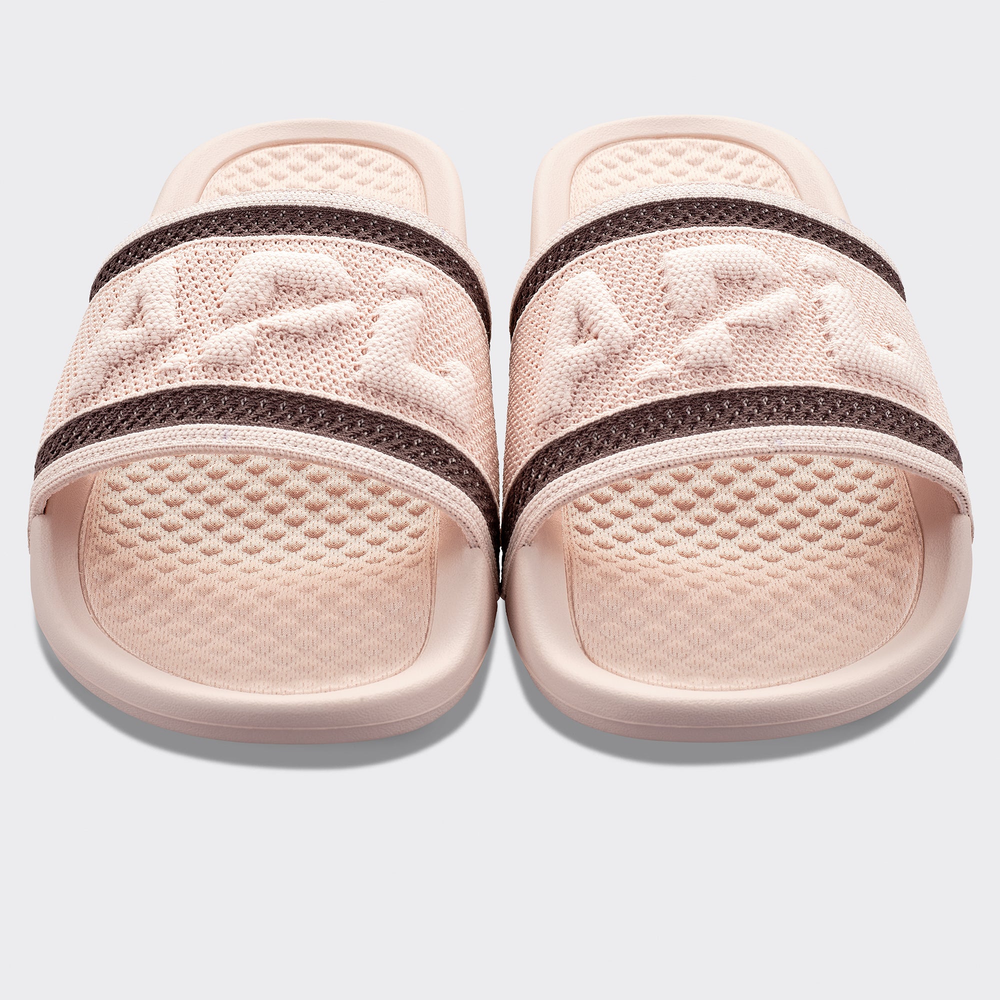 Women's Big Logo TechLoom Slide Oat Silk / Chocolate - Image 5