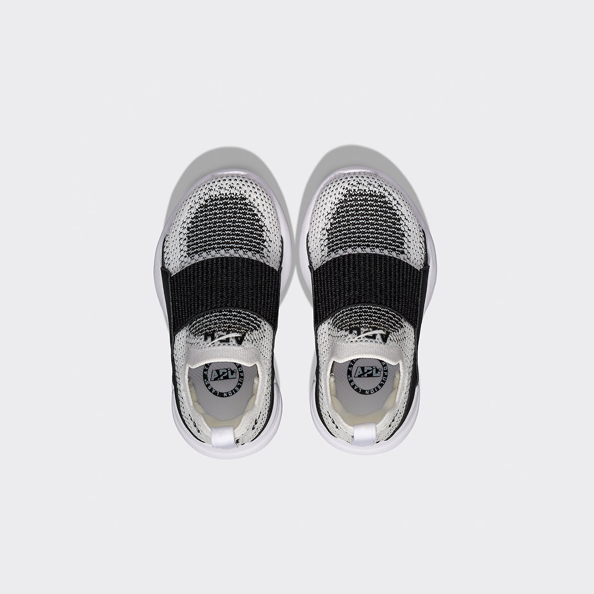 Kid's TechLoom Bliss White / Black / Black / Ribbed - Image 5