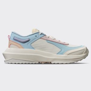 Women's Jogger Linen / Powder Blue / Chalk