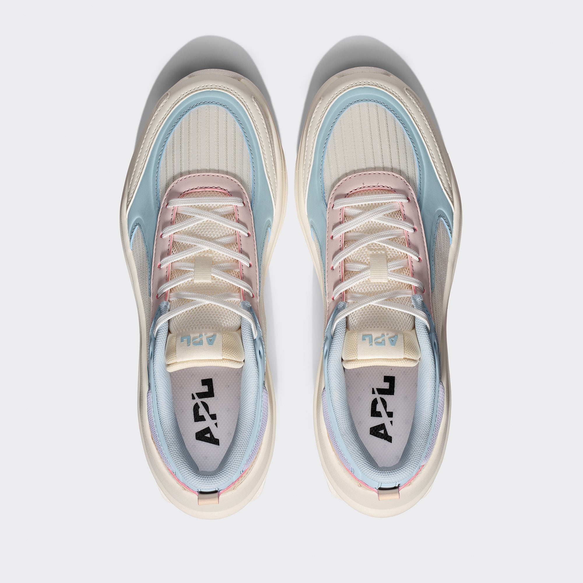 Men's Jogger Linen / Powder Blue / Chalk - Image 5