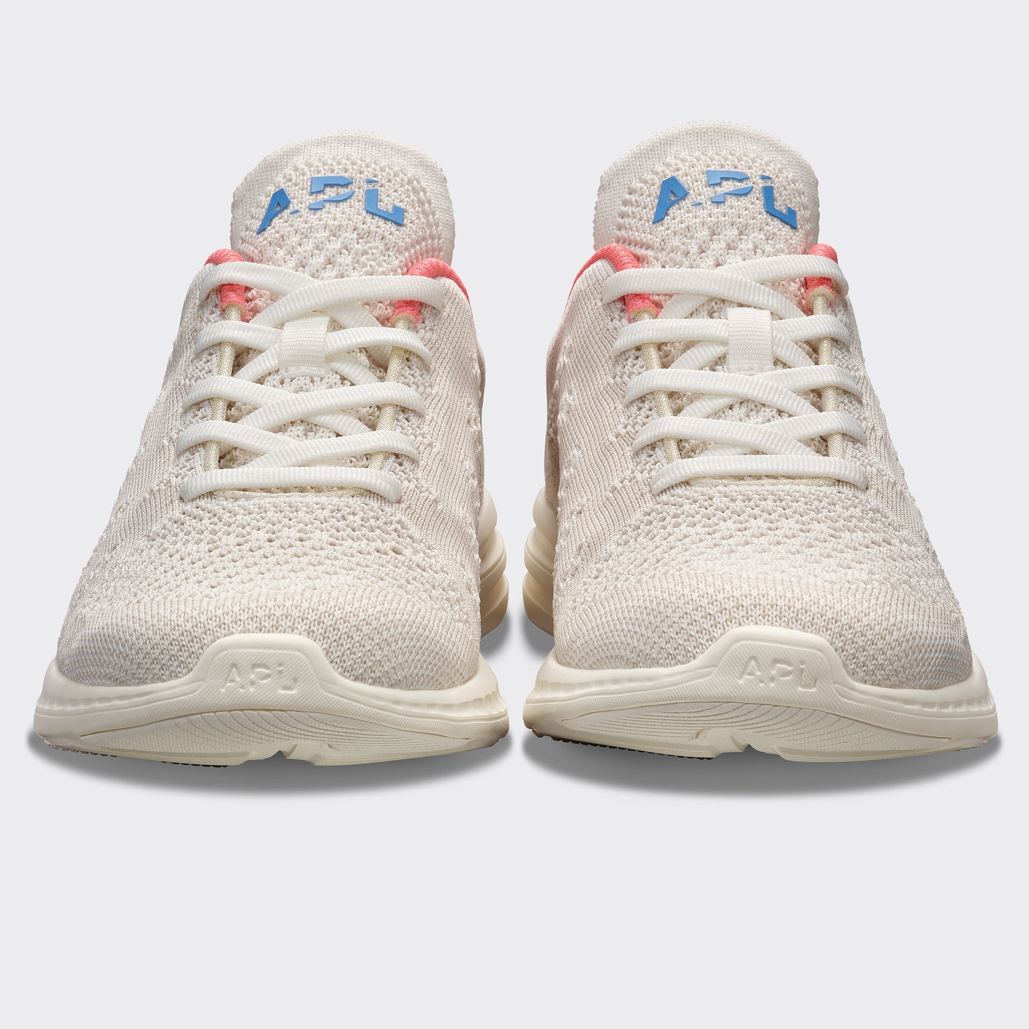 Men's TechLoom Pro Ivory / Guava / Coastal Blue - Image 4