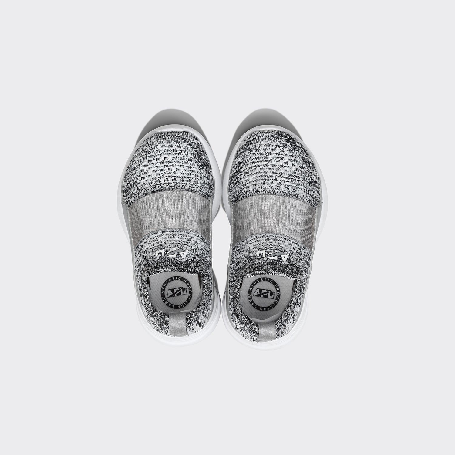Kid's TechLoom Bliss. Heather Grey / White - Image 2