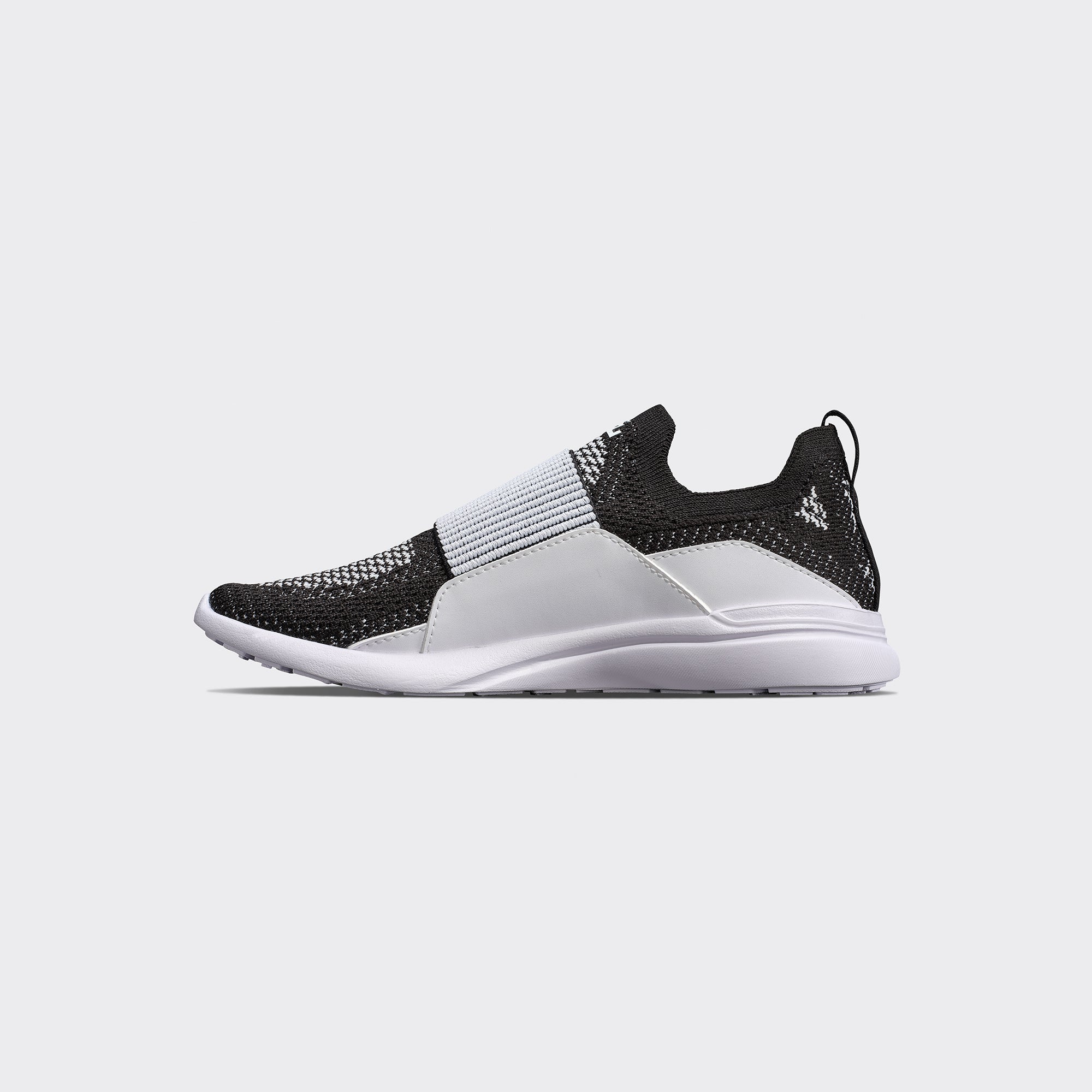 Youth's TechLoom Bliss Black / White / White / Ribbed - Image 2