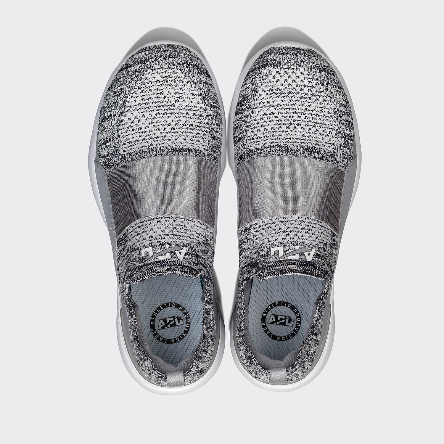 Women's TechLoom Bliss Heather Grey / White / White - Image 2